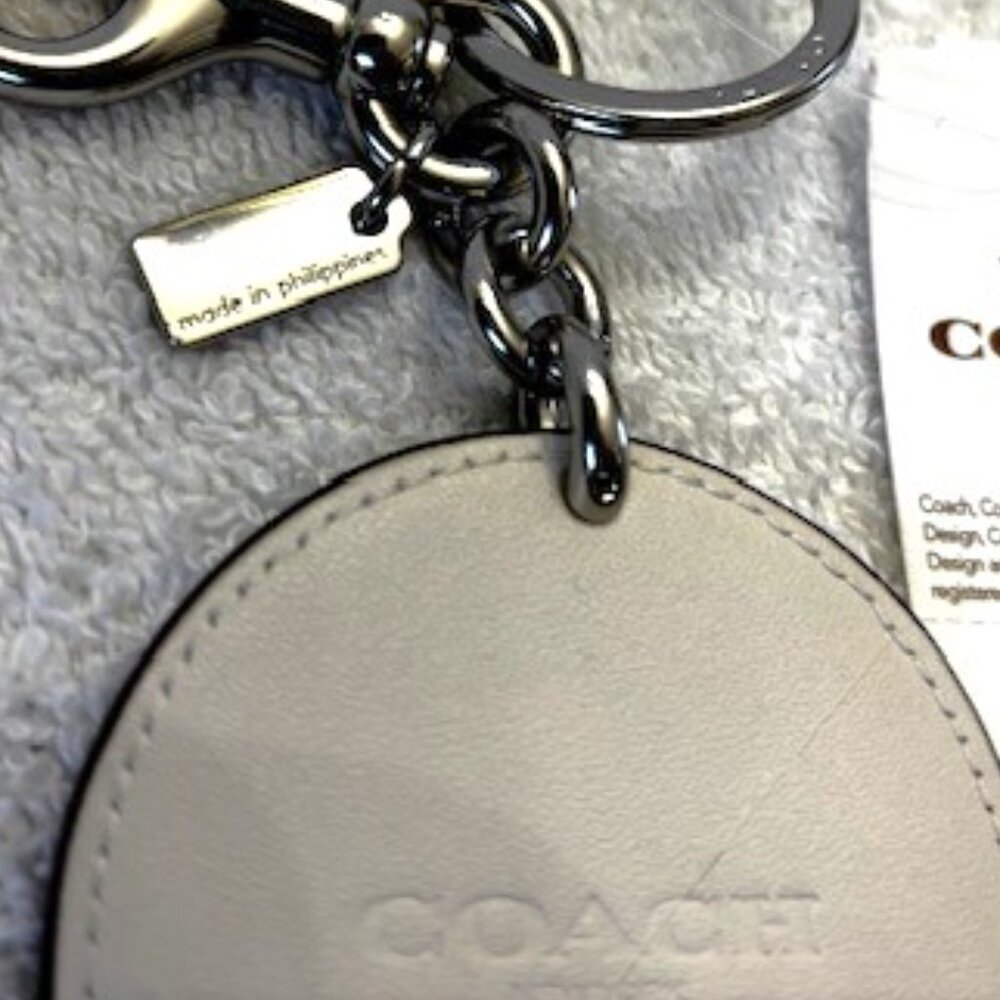 Coach Leather Beachball Bag Charm NWT - Picture 6 of 7